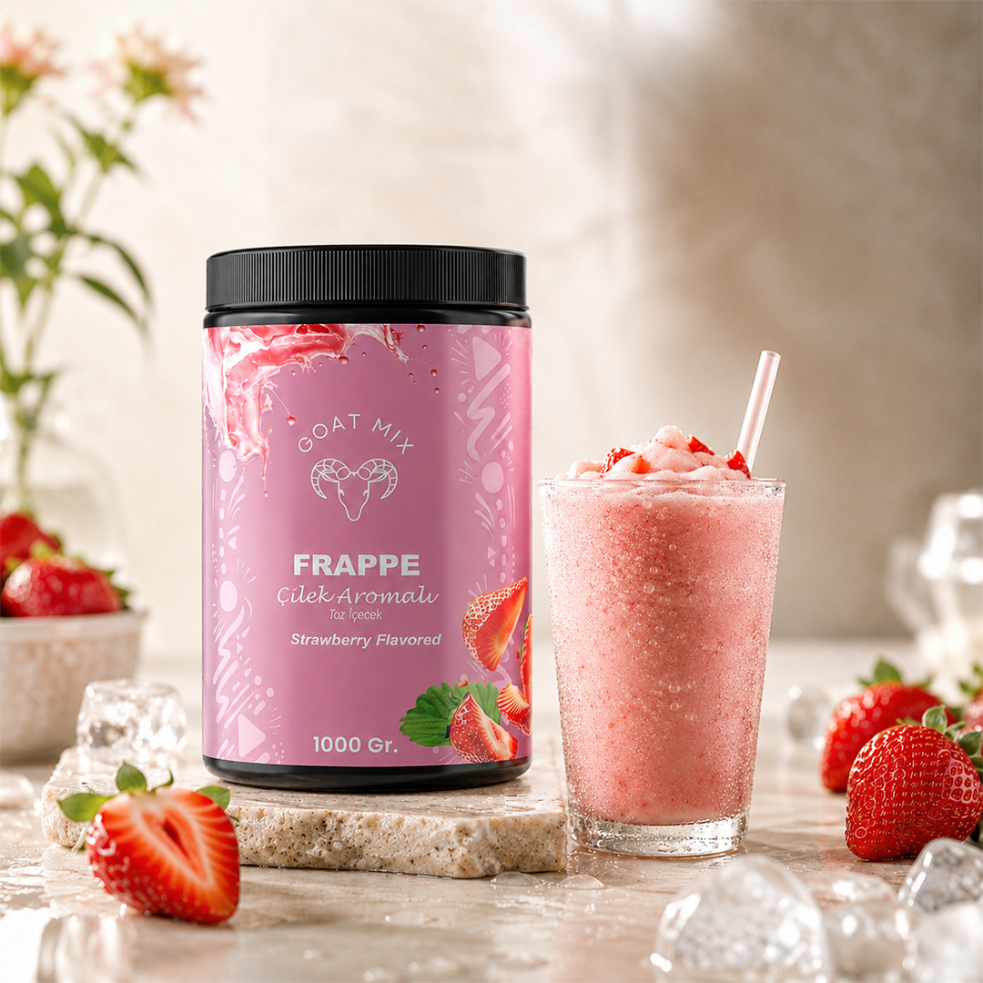 Poly 6'lı Çilek Aromalı Kahve Şurubu 200ml x 6 | Addis Ababa Coffee